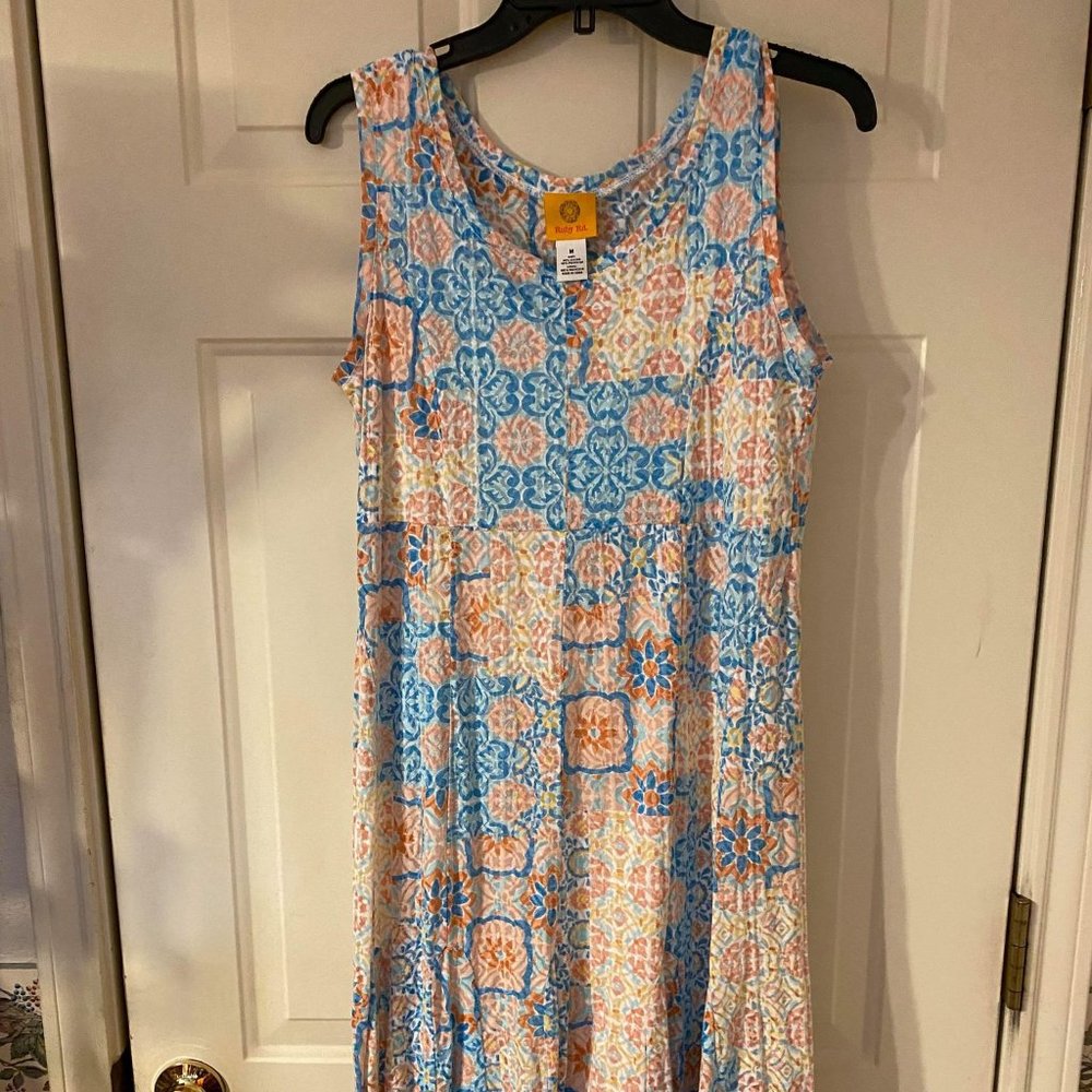 Ruby Rd. Medium Pastel Flare Tank Dress